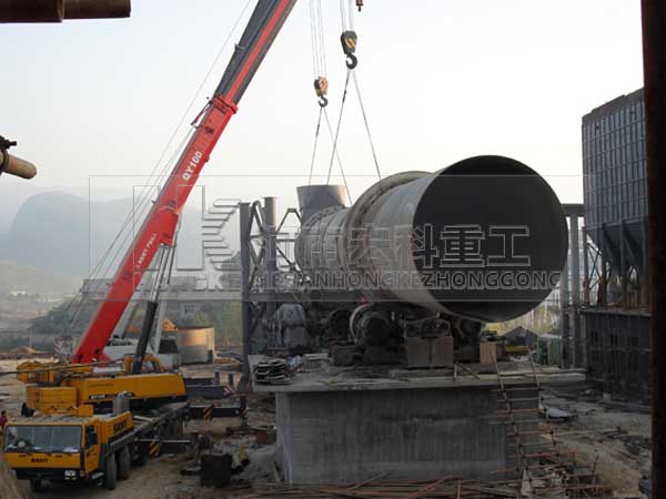 石灰回轉窯出現炸料怎么辦，河南宏科重工有高招
